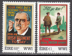 IRELAND   SCOTT NO.  2044-45    MNH     YEAR  2014 - Neufs