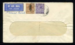 BURMA/AIRMAIL - AKYAB COVER 1933 - Burma (...-1947)