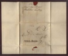 PORTUGAL 'PEZO DA REGOA' 1834 ENTIRE - ...-1853 Préphilatélie