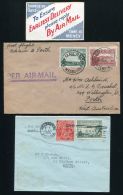 AUSTRALIA PERTH TO ADELAIDE 1ST EAST WEST AIRMAIL 1929 - Erst- U. Sonderflugbriefe