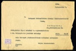 HUNGARY 1944 TELEPHONE ACCOUNT - Lettres & Documents