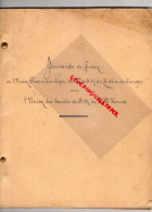 87 - LIMOGES - DEMANDE DE FUSION UNION PHARMACEUTIQUE ET UNION DES SOCIETES SECOURS MUTUELS 1930 - Documenti Storici