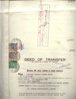 SOUTH AFRICA 1950 LAND DOCUMENT - REVENUE STAMPS - Non Classificati