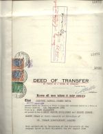 SOUTH AFRICA 1950 LAND DOCUMENT - REVENUE STAMPS - Non Classés