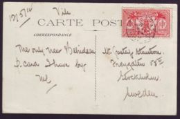 FRENCH NEW HEBRIDES 1914 CANAQUE CHILDREN TO SWEDEN - Cartas & Documentos