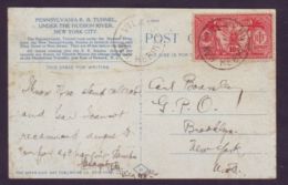 FRENCH NEW HEBRIDES NEW YORK US POSTCARD 1924 - Briefe U. Dokumente