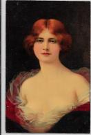 CPA ASTI Vernon Ou Type Femme Girl Woman Artist Non Circulé - Asti