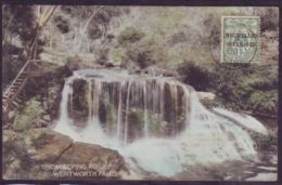 FRENCH NEW HEBRIDES 1909 WATERFALLS TO NEW CALEDONIA - Cartas & Documentos