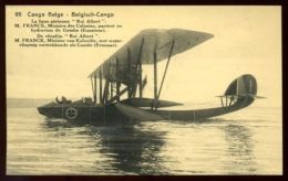 BELGIAN CONGO AVIATION FLYING BOAT CONGO RIVER 1922 - Lettres & Documents
