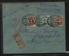 DANZIG-NURNBERG REGISTERED COVER 1922 - Briefe U. Dokumente