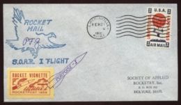 USA- ROCKET MAIL COVER 1960 - Cartes Souvenir