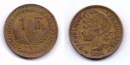 Cameroon 1 Franc 1924 - Kamerun