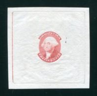 U.S.A. 1851 12c WASHINGTON REPRINTED DIE PROOF - Nuovi