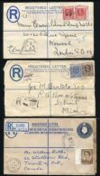 ST LUCIA REGISTERED STATIONERY VILLAGE POSTMARK CHOISEUL - Ste Lucie (...-1978)