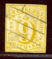 GERMAN STATES - HAMBURG 9kr 1859 - Hamburg