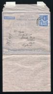 SOMALILAND 1943 WW2 AIRLETTER CENSORED - Somaliland (Protectorate ...-1959)