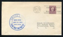 CUBAN SUGAR U.S.A. MARITIME GRACE LINE 1933 - Lettres & Documents