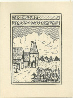 Ex Libris Jean Muller Mutzig ? Tirage Noir - Bookplates