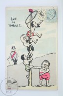 Old Illustrated Political Humor French Postcard - Candidats Presidence - Mille Illustrator - Mille