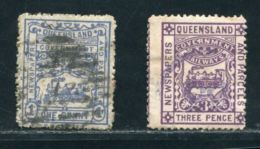 AUSTRALIA QUEENSLAND RAILWAY STAMPS - Used Stamps