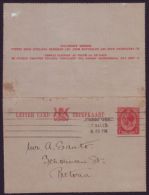 SOUTH AFRICA U.S. FLAG STATIONERY KING GEORGE 5TH TROUSERS 1915 - Unclassified