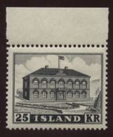 ICELAND 1952 PARLIAMENT 25kr MNH! - Ungebraucht