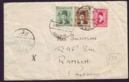 EGYPT/RAMLEH, PALESTINE 1937 COVER - Palestine