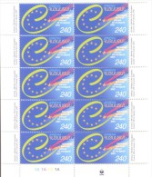 2001. Armenia, European Council,  Sheetlet, Mint/** - Arménie