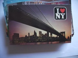 America USA NY New York Brooklyn Bridge - Brooklyn