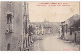 Delcampe - Guerre 1914 1918  - GERBEVILLER  - Vue Intérieure Après Le Bombardement. Pas Courante. - Gerbeviller