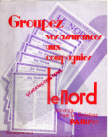 75 - PARIS - BUVARD ASSURANCES LE NORD - 20-22 RUE LE PELETIER   9E - Banco & Caja De Ahorros