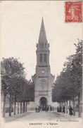 CROISSY - L'Eglise - Sortie De Messe - Croissy-sur-Seine
