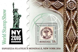 Romania - 2016 - World Stamp Show In New York - Mint Souvenir Sheet - Nuovi