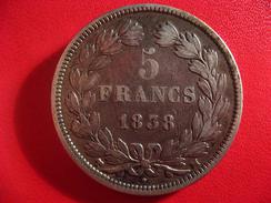 5 Francs Louis-Philippe 1838 MA Marseille 2419 - 5 Francs