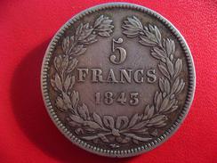 5 Francs Louis-Philippe 1843 W Lille 2344 - 5 Francs