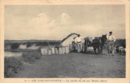 85-SABLES D'OLONNE- LA RECOLTE DU SEL AUX MARAIS SALANTS - Sables D'Olonne