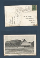 Usa - Samoa. 1911 (24 July) Tutuila - USA, Ca, Napa Valley, St. Helene. Fkd Local Photo Card USS Ship Annapolis. VF. Chi - Autres & Non Classés