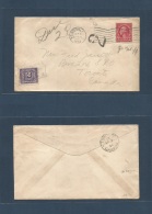 Usa - Xx. 1931 (Sept 4) Moundsville, West Virginia - Canada, Toronto (14 Sept) 2c Franked Env + Taxed + Canadian 2c P. D - Other & Unclassified