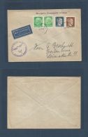 Ukraine. 1942 (17 Nov) German Occup. Kallakewitsch - Breslau. Air Multifkd Usage Hitler Stamps. Official Mail. Cover, En - Ukraine