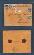 Switzerland - Xx. 1923 (8 Jan) Turbenthal - Graz, Austria (11 Jan) Registered Insured 20fr Multifkd Fkd Envelope Includi - Other & Unclassified