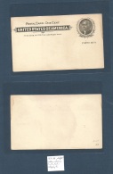 Puerto Rico. C. 1899. 1c USA Jefferson Stationery Mint Card. Puerto Rico Ovptd. UX1*, Fine. Uncirculated. Cover, Envelop - Puerto Rico