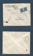 E-Alfonso Xiii. 1928 (19 Julio) 3º9 (x2) Las Palmas, Canarias - Alemania, Hamburgo (27 Julio) Bonito Sobre Certific - Other & Unclassified