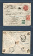 Argentina - Stationery. 1908 (18 May) Buenos Aires, Snc. 5 Constitucion - Natal, South Africa, Wartburg. Via Cape Town - - Altri & Non Classificati