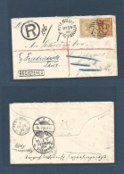 Australia. 1896 (25 May) Victoria, Bulbuln - Germany, Berlin Forwarded To Friedrichwda, Thüringen (5 July) Register - Otros & Sin Clasificación