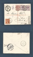 Australia. 1898 (Nov 15) Victoria, Bulbuln - Germany, Berlin (17 Dec) Registered Multifkd Env At 5 1/2d Rate. Gorgeous C - Other & Unclassified