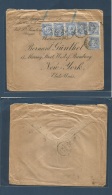 Belgium. 1903 (Oct 10) Anvers - USA, NYC (26 Oct) Multifkd Envelope 25c Blue (x6) Very High Transatlantic Usage.. Cover, - Autres & Non Classés