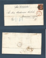 Brazil. 1869 (4 Dec) British Post Office. Rio De Janeiro - Argentina, Buenos Aires (11 Dec) "Per Oneida" (RMSPC) Fkd E. - Autres & Non Classés