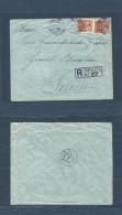 Brazil -Stationary. 1928 (2 Dec) Swiss Colony. Est. De Helvetia (stationery) - Switzerland, Gism (21 Dec) Registered Mul - Other & Unclassified