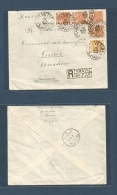 Brazil - Xx. 1940 (20 March) Swiss Coony - Helvetia - Switzerland, Giswil (4 May) Registered Multifkd Envelope. Lovely U - Otros & Sin Clasificación
