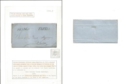 Chile. 1873 (27 March) Tupiza, Bolivia. Official Chilean Government Seal Embossed Complete EL With Full Text, Signed Jan - Cile